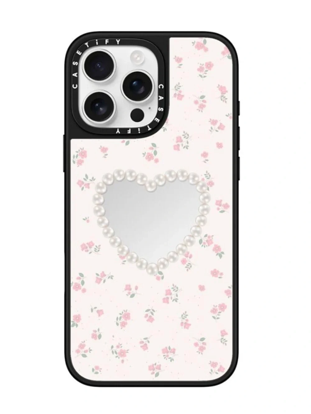 NIB CASETiFY For IPhone 16 Pro Max Case - Mirror Pearly Heart - Picture 1 of 6